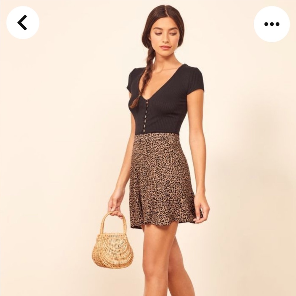 Reformation Flounce Skirt